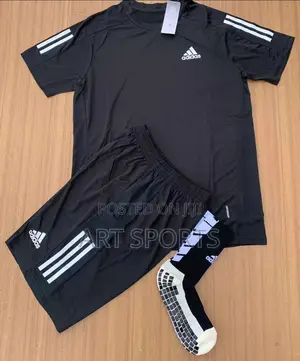 Adidas Gym Set. ( With Grip Socks )