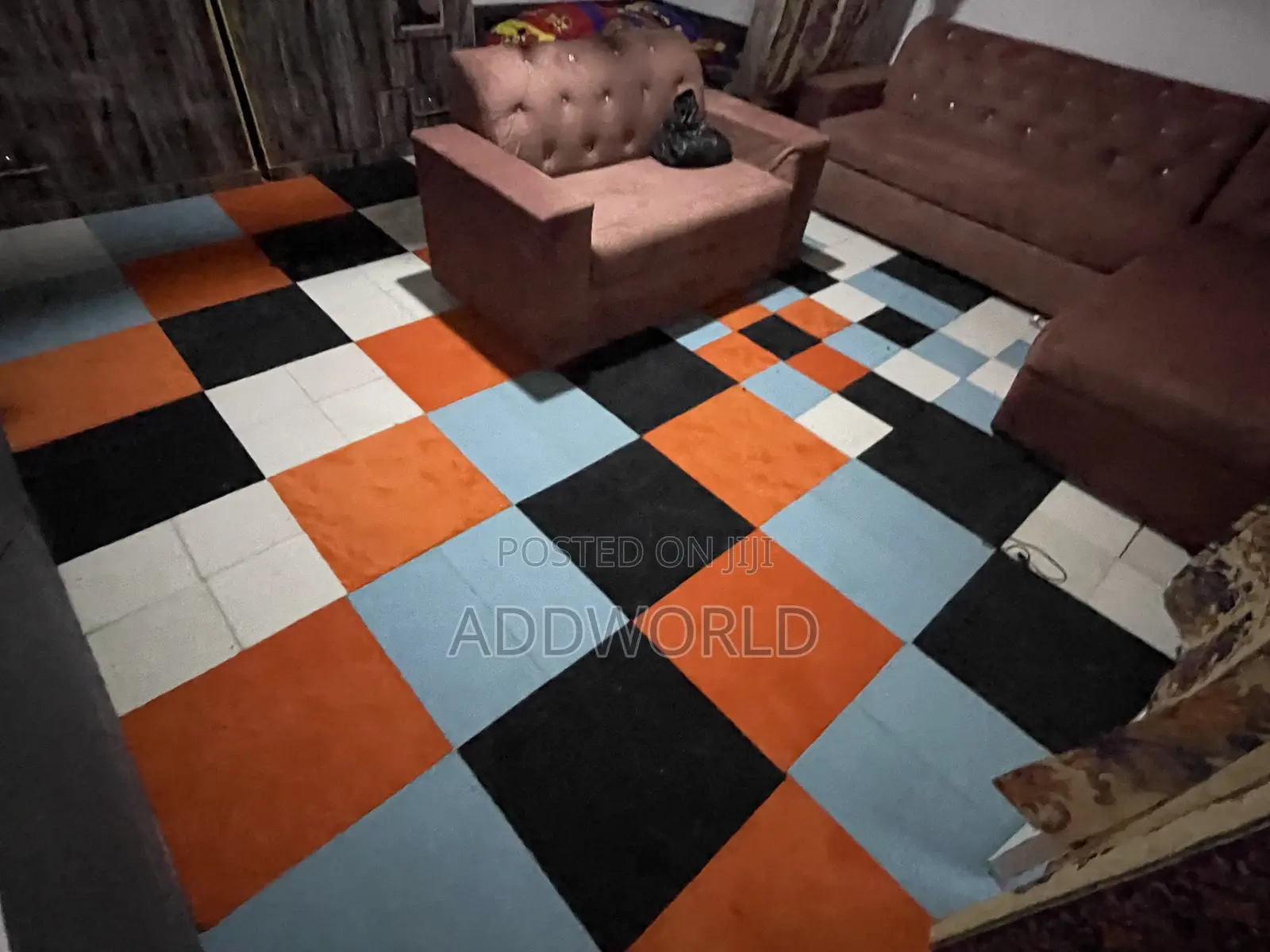 Woolen Tile Carpet Normall Colection (20pcs in a Box 600gh)