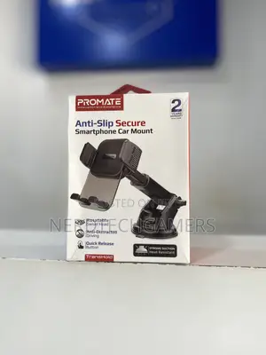 Promate Anti-Slip Secure Smartphone Car Mount