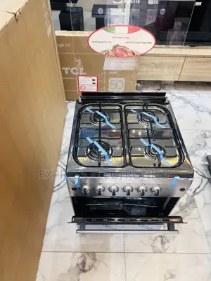 Sliver Gas Cooker Oven Grill 4burner 60/60 Stainless Steel