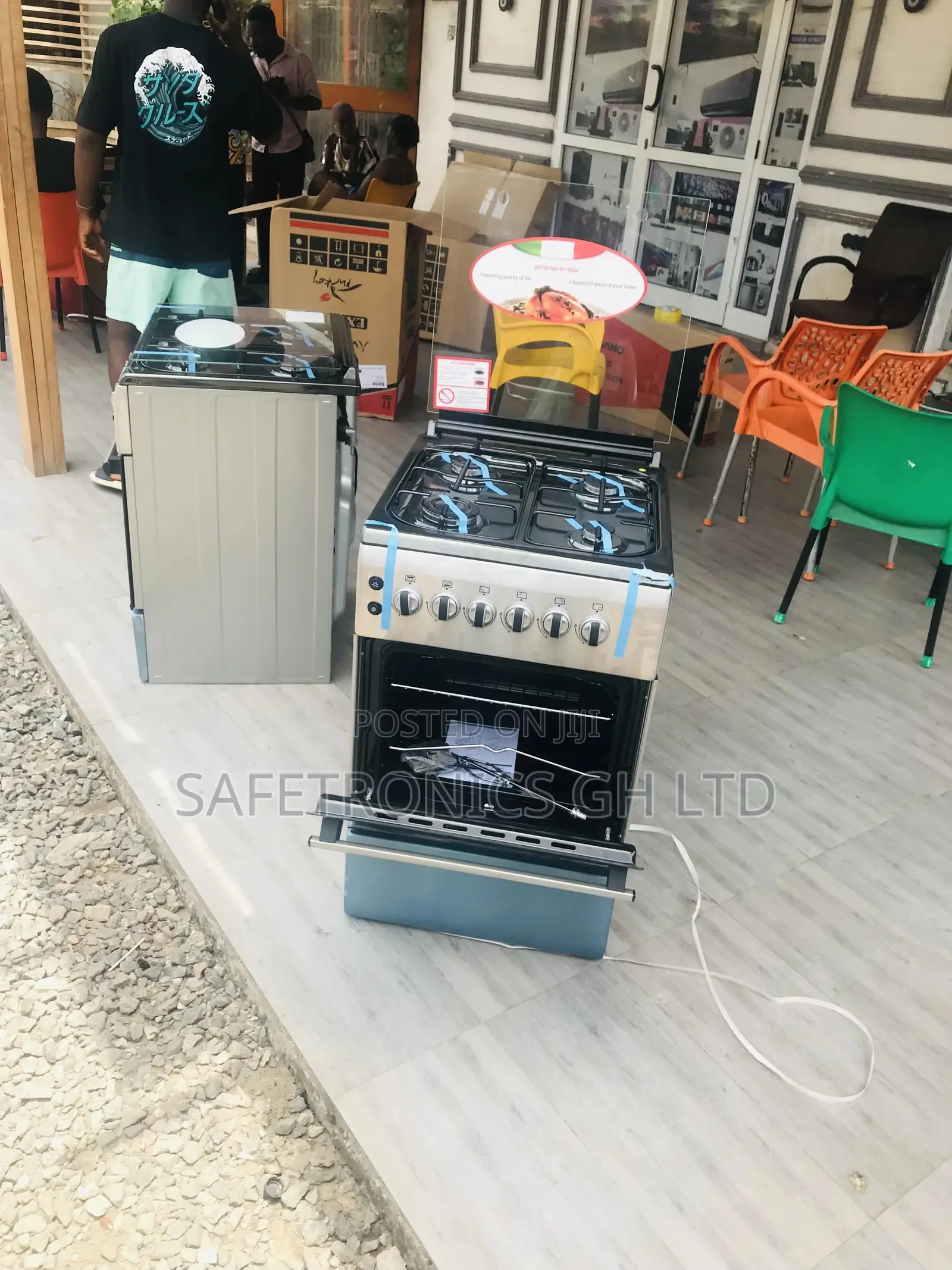 New Line Volcano 4 Gas Cooker 50x60 Oven With Grill