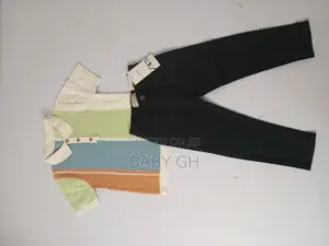 Multicolored George Polo and a Black Zara Chino Combo
