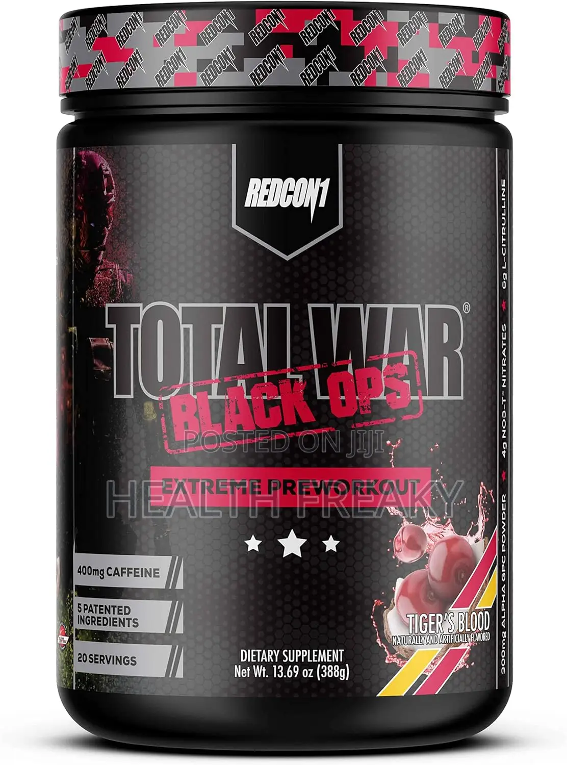 Preworkout Total War Black Ops Extreme Energy Muscle Builder