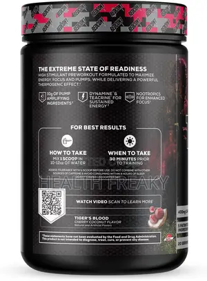 Preworkout Total War Black Ops Extreme Energy Muscle Builder