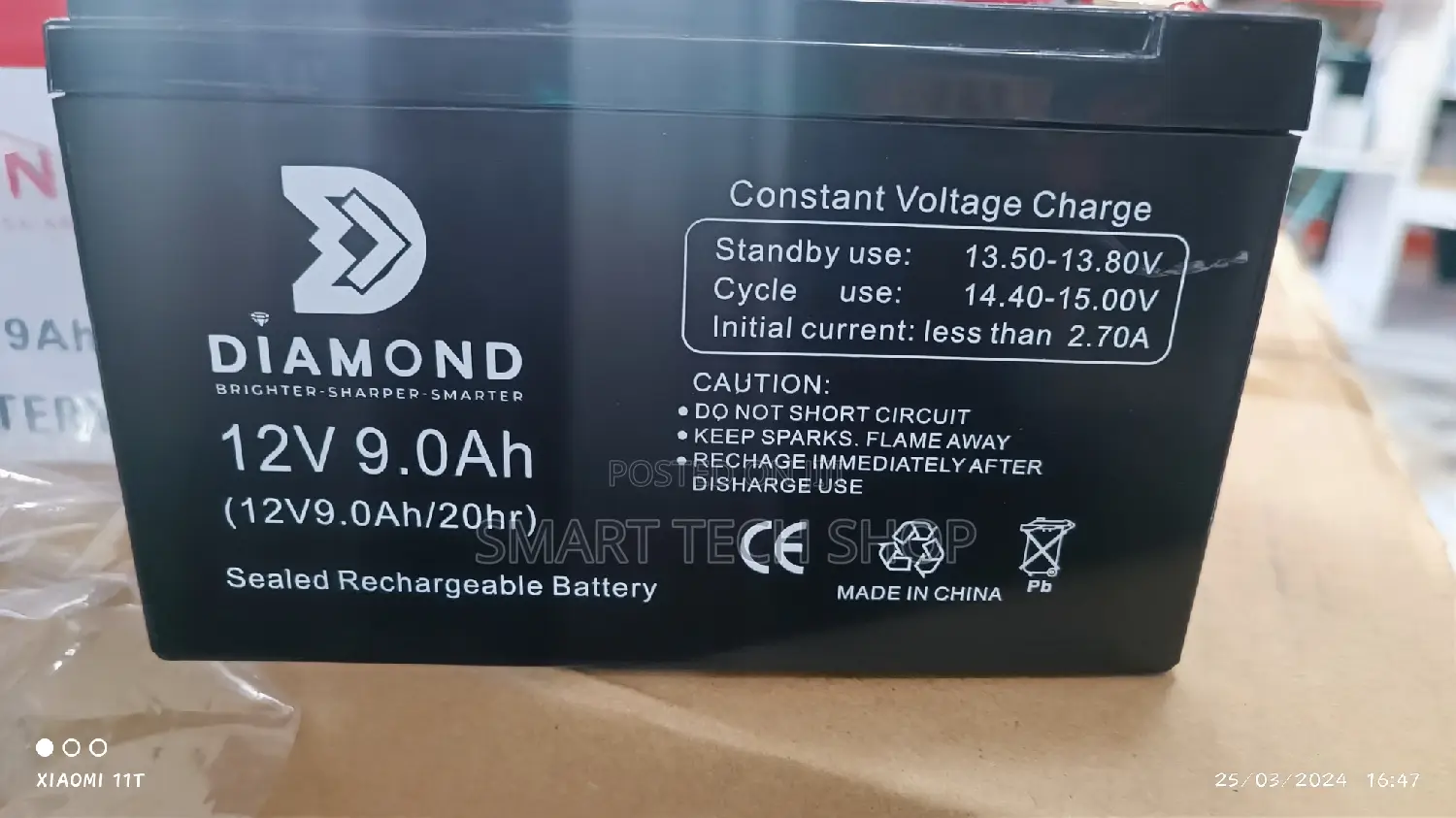 Diamond 12V9.0ah High Quality Ups Battery for All Ups Brands