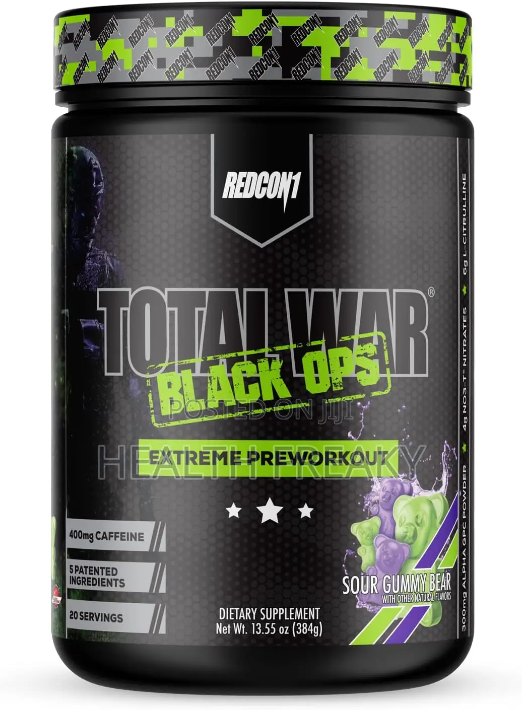 Preworkout Total War Black Ops Extreme Energy Muscle Builder