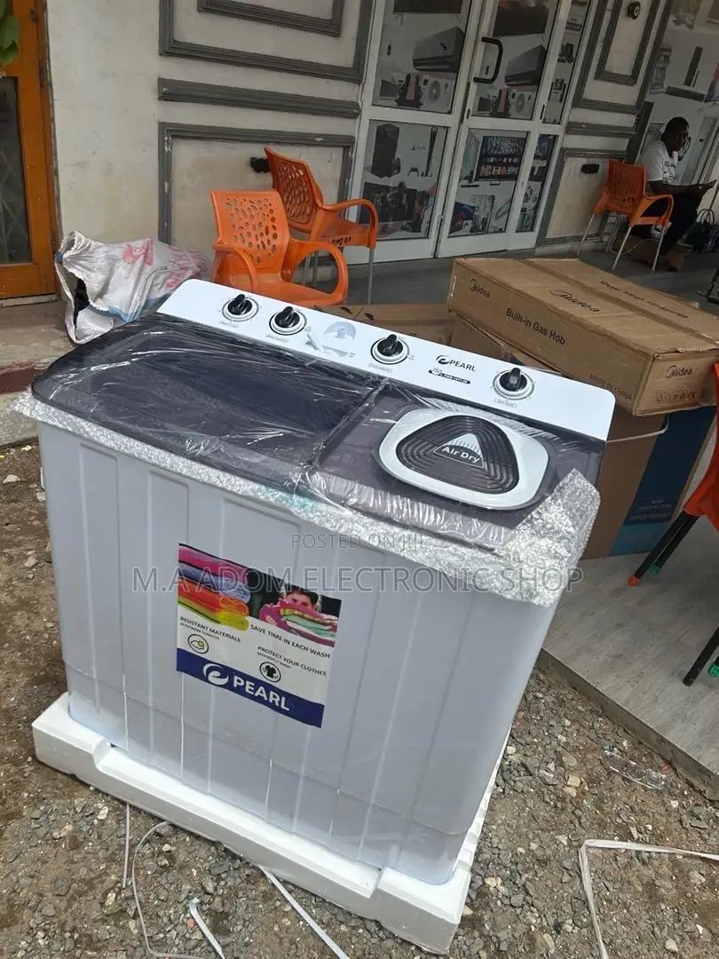 Energy Saving Pearl 15kg Semi-Automatic Washing Machine.