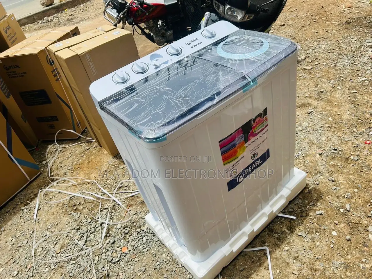 Purchase Pearl 12kg Semi-Automatic Washing Machine.