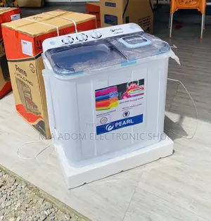 Quality Pearl 7kg Semi-Automatic Electric Washing Machine.