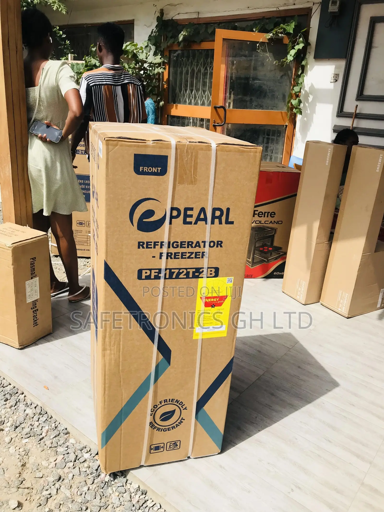 Topfreezer Pearl Gray Pf-172-2b Doubledoor Fridge