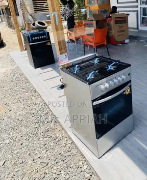 Sleek Design Oven and Grill 4 Gas Volcano Burner(Gray)