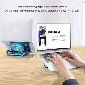360 Degrees Rotating Laptop Stand With Cooling Fan