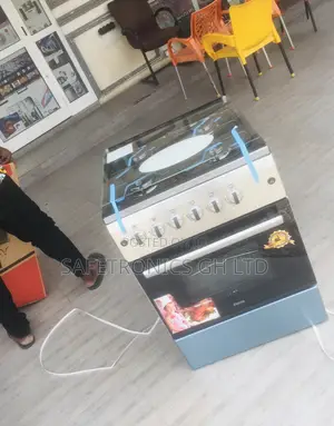 Gray 4 Gas Cooker Oven With Grill 60x60 Ferre