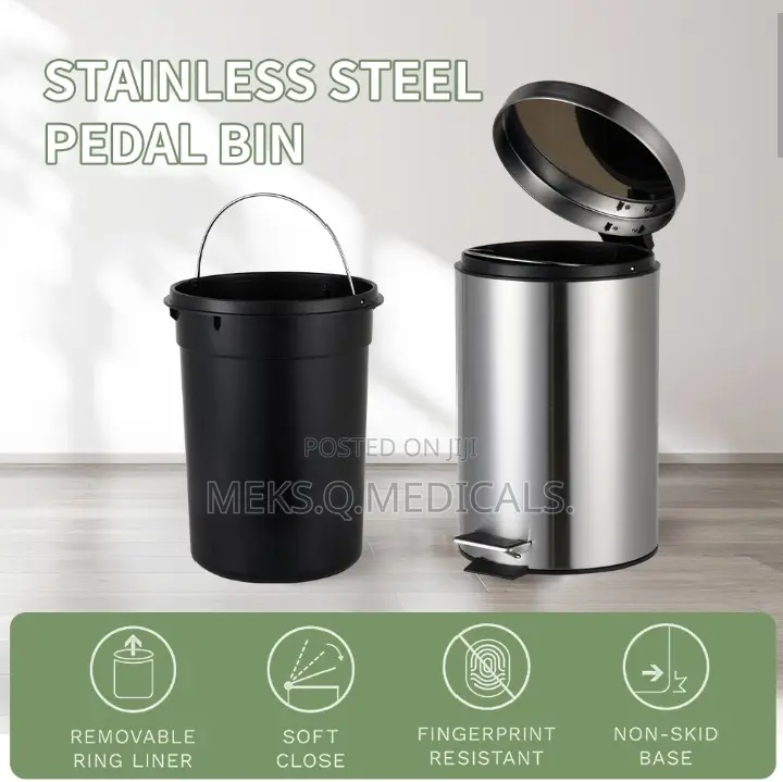 Pedal Dustbin 20 Litres ( Stainless)