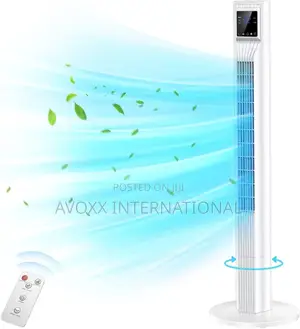Trustech/ Air Choice-Tf367 Oscillating Electric Tower Fan W/Remote 36"