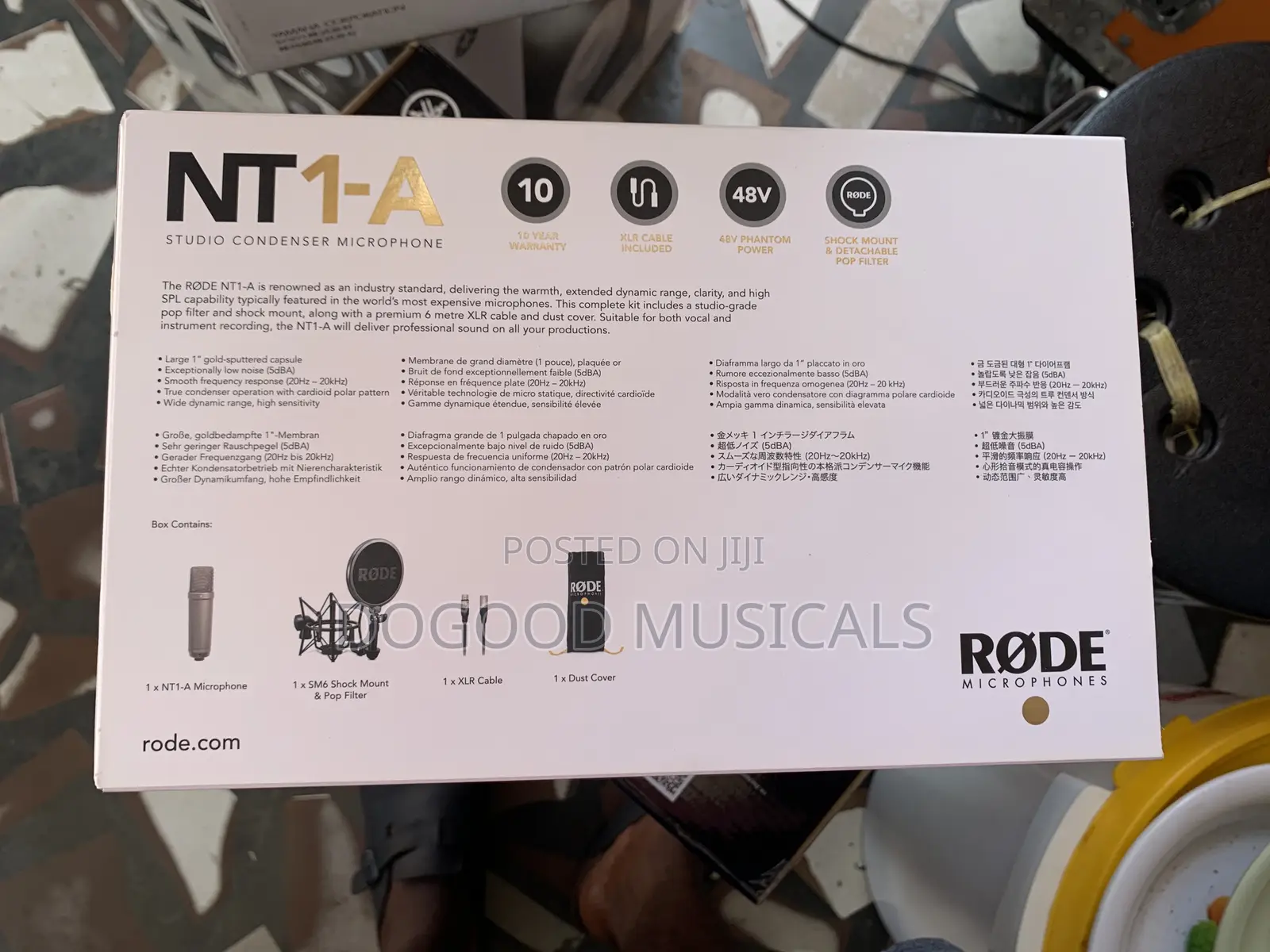 RODE NT1-A Studio Condenser Microphone