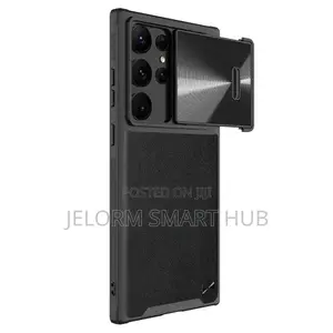 S23 Ultra Camshield Leather Case Available