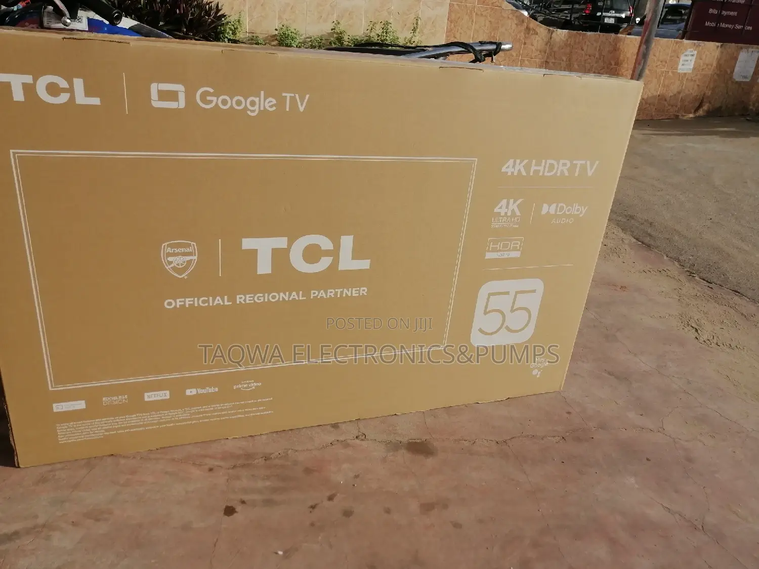 Super TCL 55"Inches Smart Google Tv
