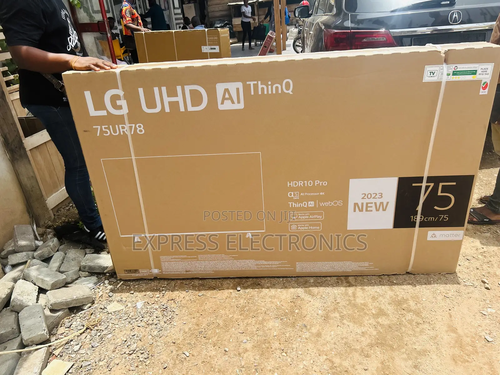 Big Screen  UHD Smart Glossy LED 75”UR78 Lg Tv