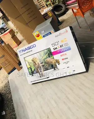 Smart Black Electric 50 Inches Glossy Led Nasco Tv