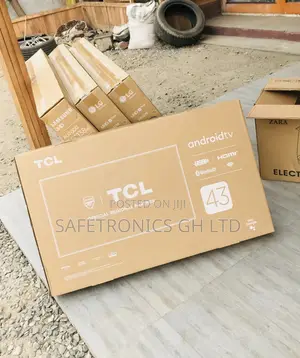 Led Smart Black Glossy Electric TCL 43 Inches Tv