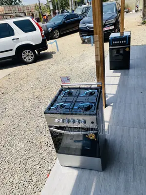 Lovely Oven and Grill 4 Gas Burner With Oven(Gray)50x50