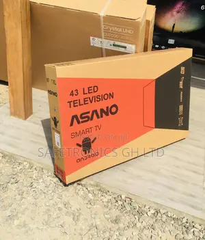 Electric 43 Inches Glossy Black Smart Asano UHD Tv
