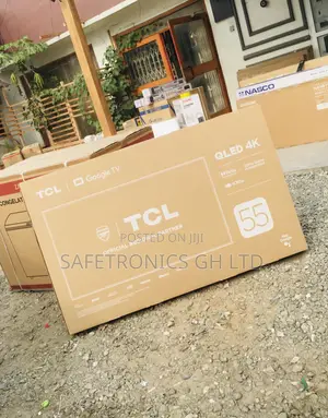 55 Inches Glossy Led Black Electric Smart TCL Tv