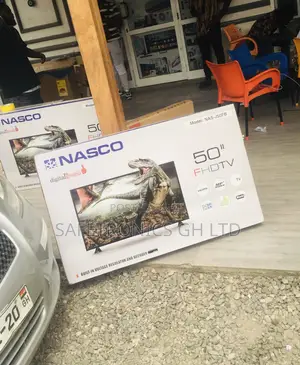 Glossy Digital Nasco 50 Inches Led Black Electric Tv