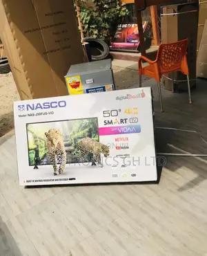 Smart Nasco Electric Black 50 Inches Glossy Led Tv