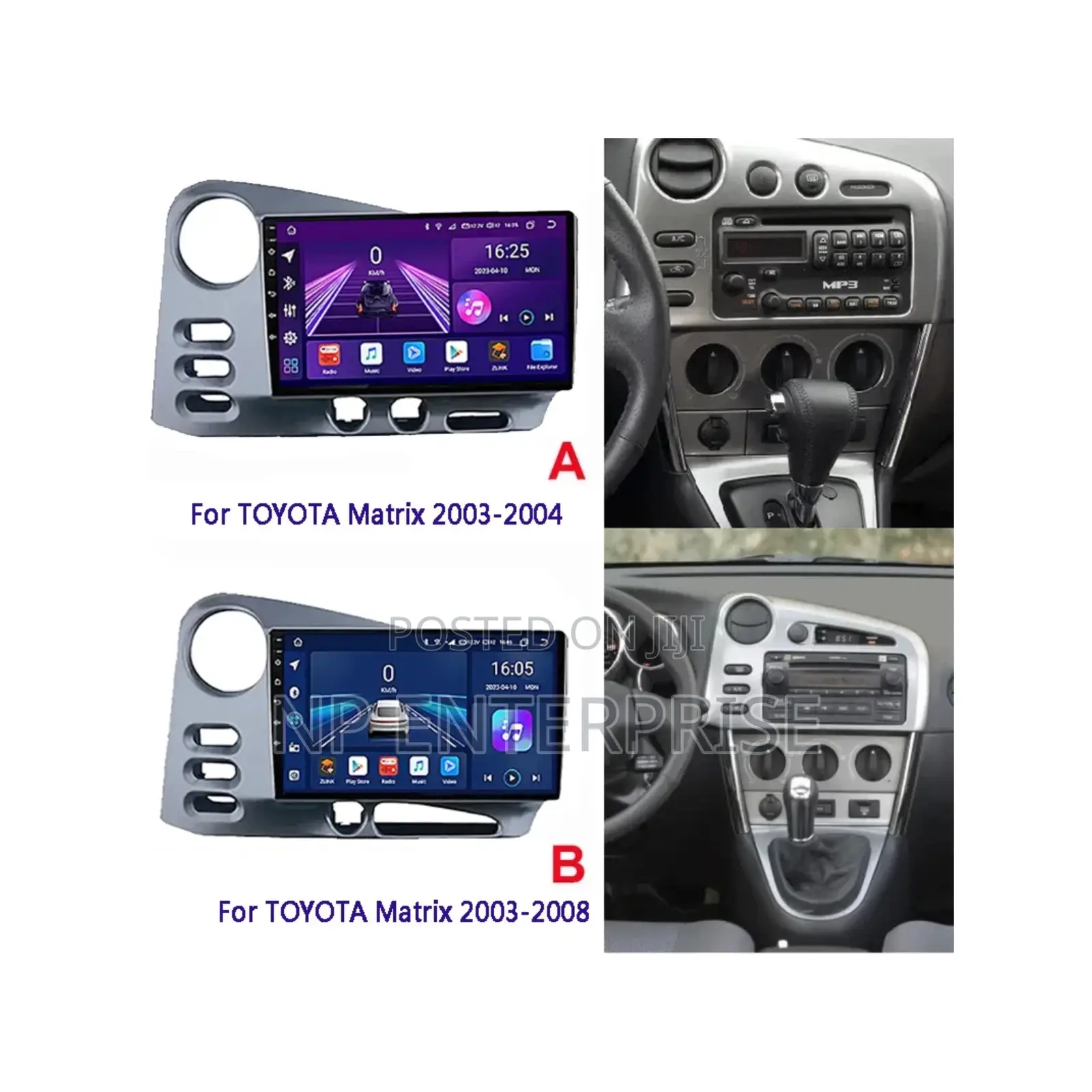 Toyota Vibe Android Tape