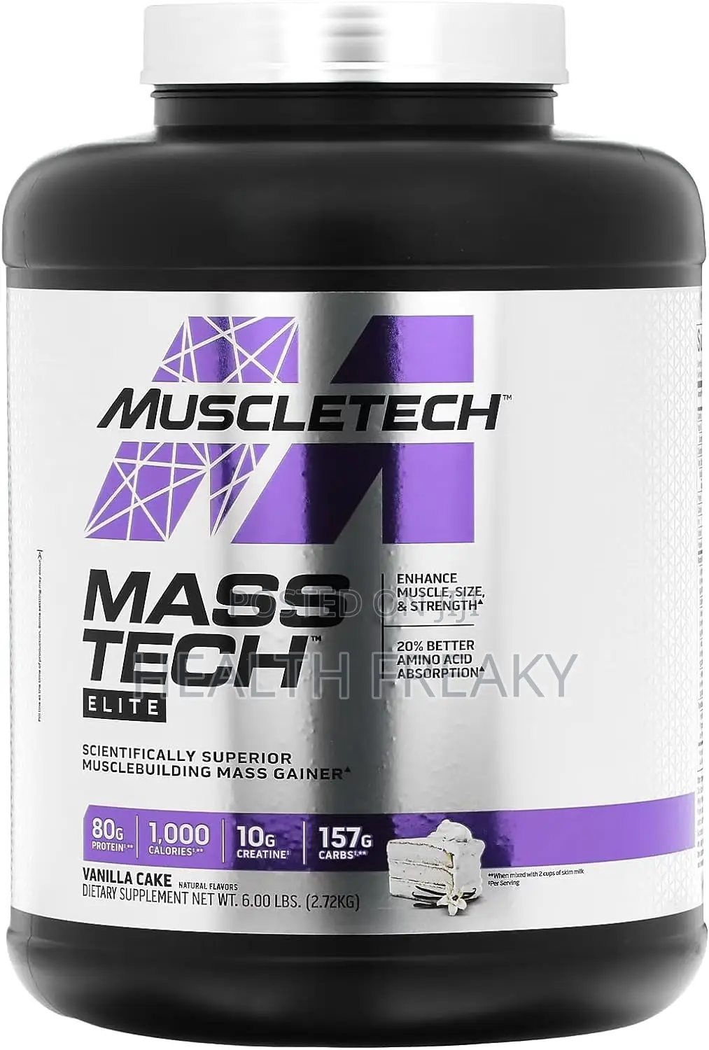 Whey Protein Masstech Elite Weight Gain Muscle Builder