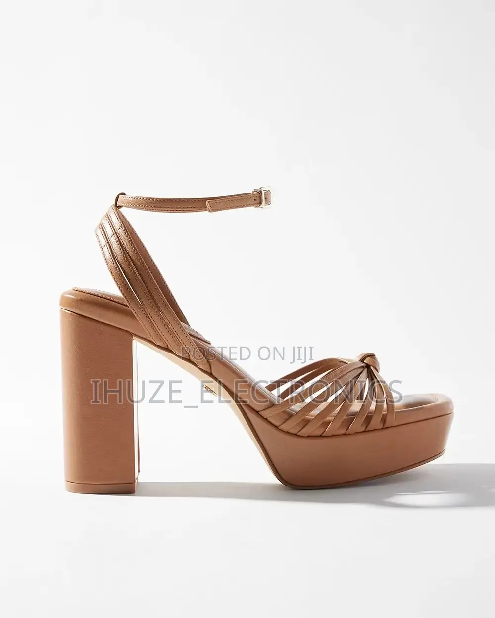 Knotted Platform Sandal (Size 9.5)
