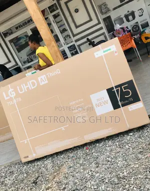 75 Inches Black Electric Smart UN78 LG Glossy Led