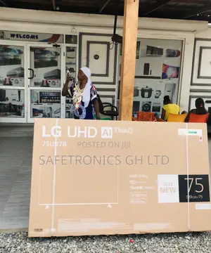 Black Electric LG UN78 Glossy 75 Inches UHD Led Smart Tv