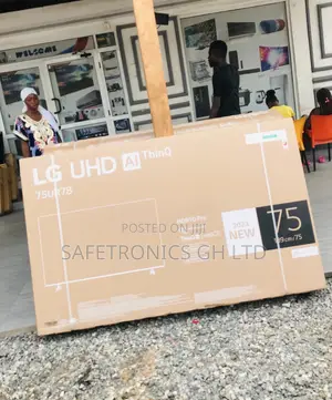 UHD Un78 Led Black Electric Smart LG 75 Inches Glossy Tv