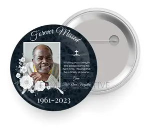 Funeral / Memorial Custom Badges