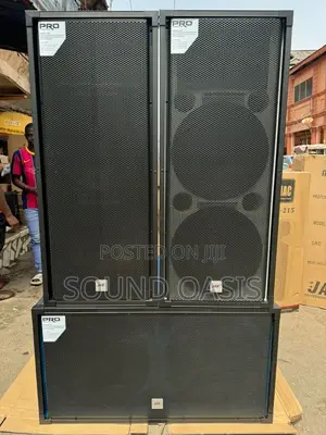JAC Full Range and Double Sub/Bass Speakers