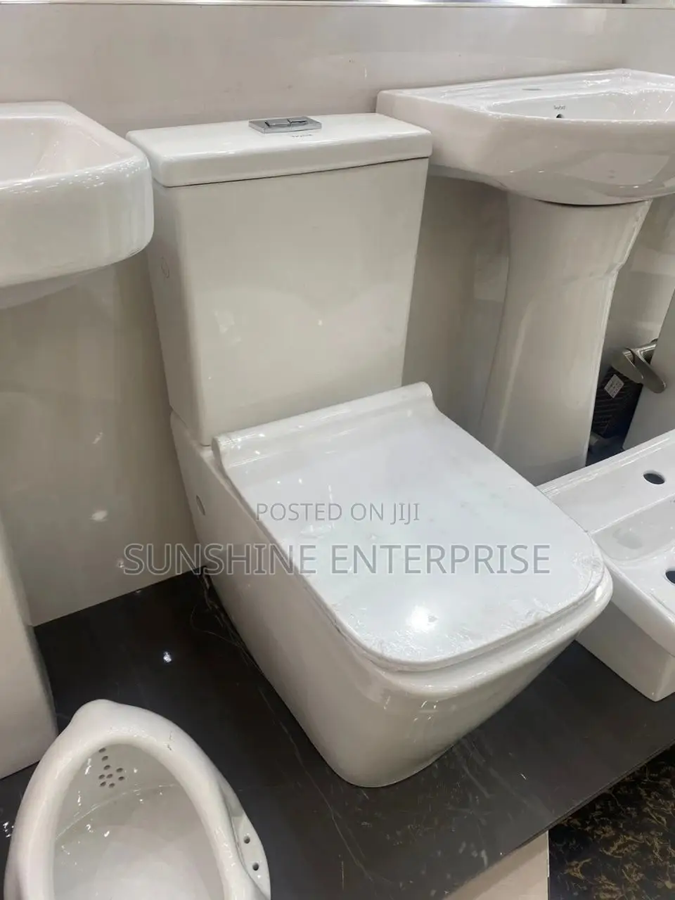 Square Press Water Closet