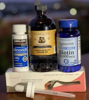 Hairline Regrowth Pack - Kirkland Minoxidil + Derma Roller