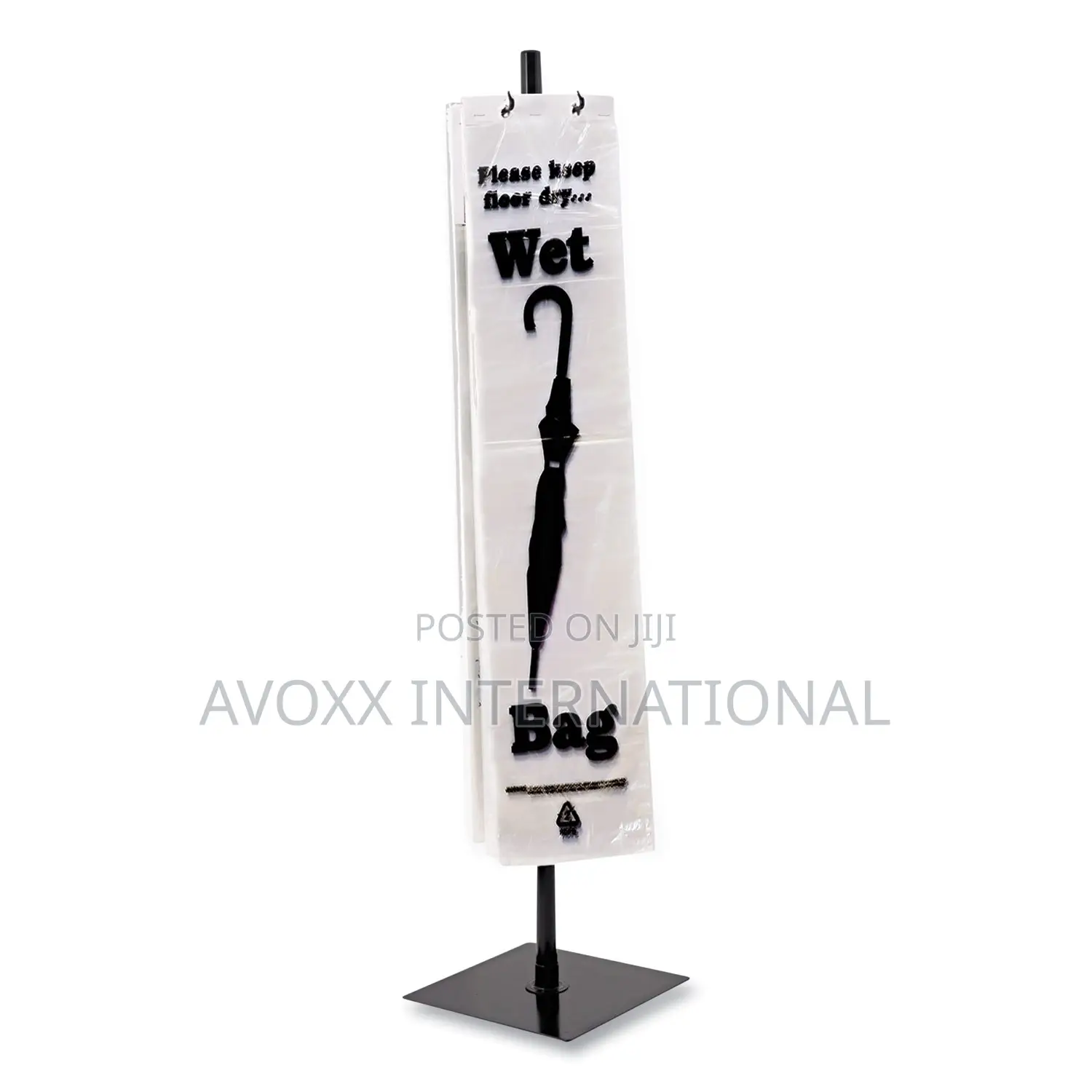 Tatco Wet Umbrella Bag Stand, Powder Coated Steel/57019
