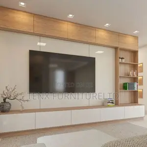 TV Stand With Suspended Consoles