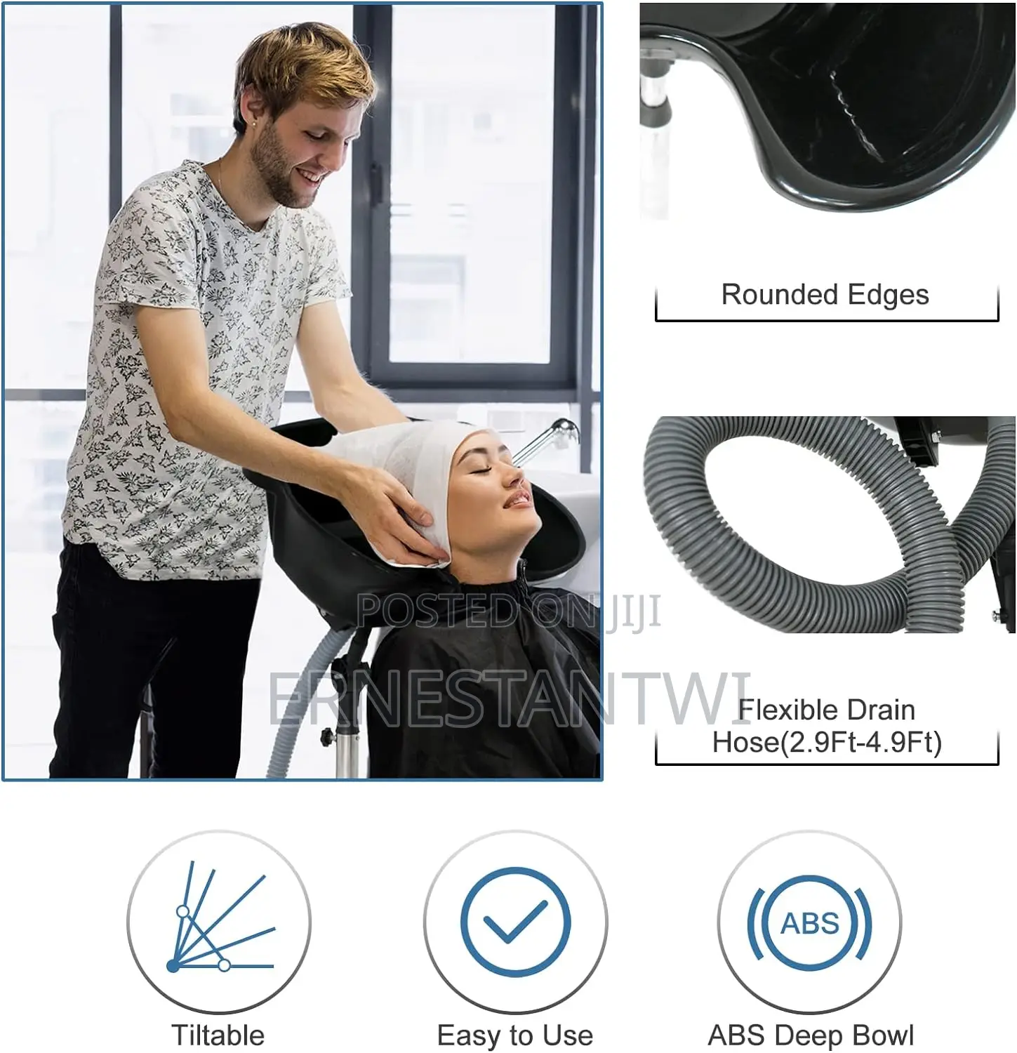 Portable Salon Deep Shampoo Basin