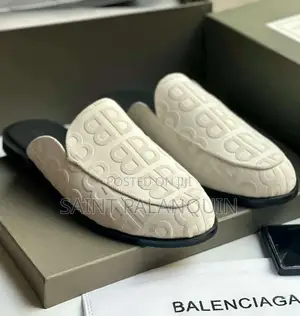 White Half Shoe