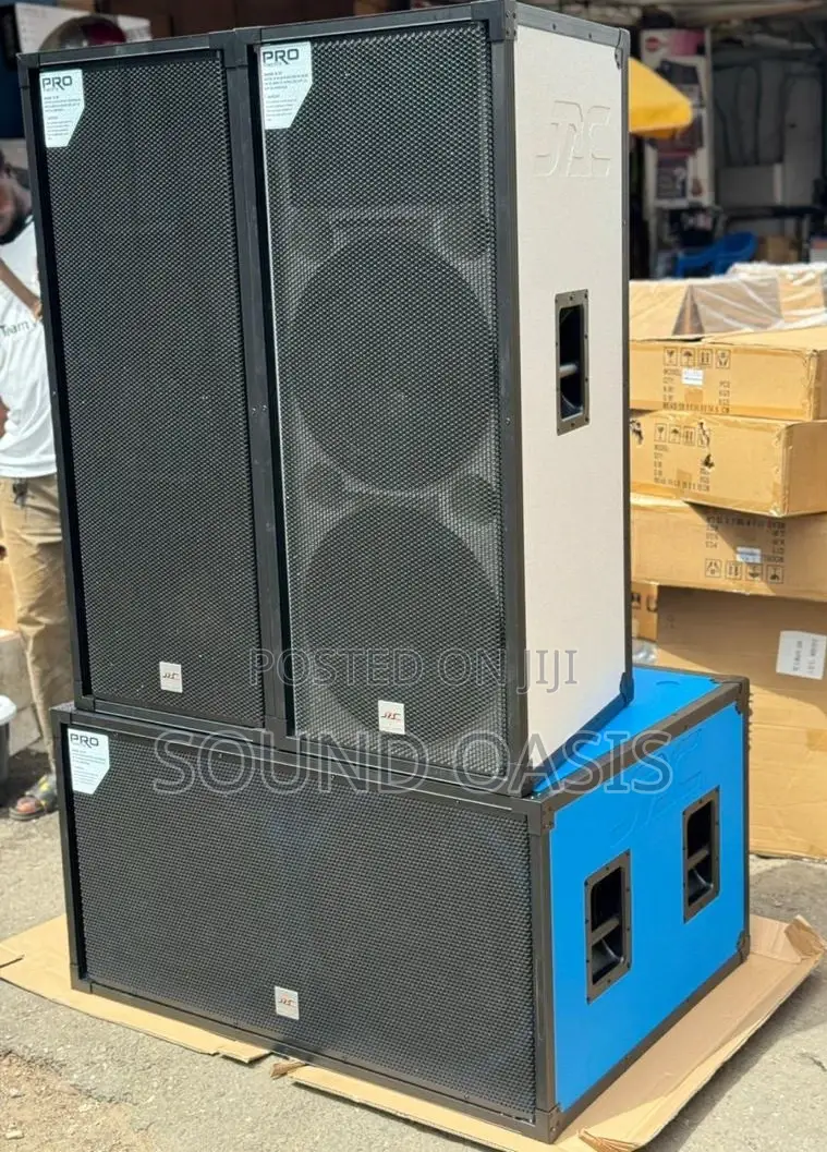 JAC Full Range and Double Sub/Bass Speakers