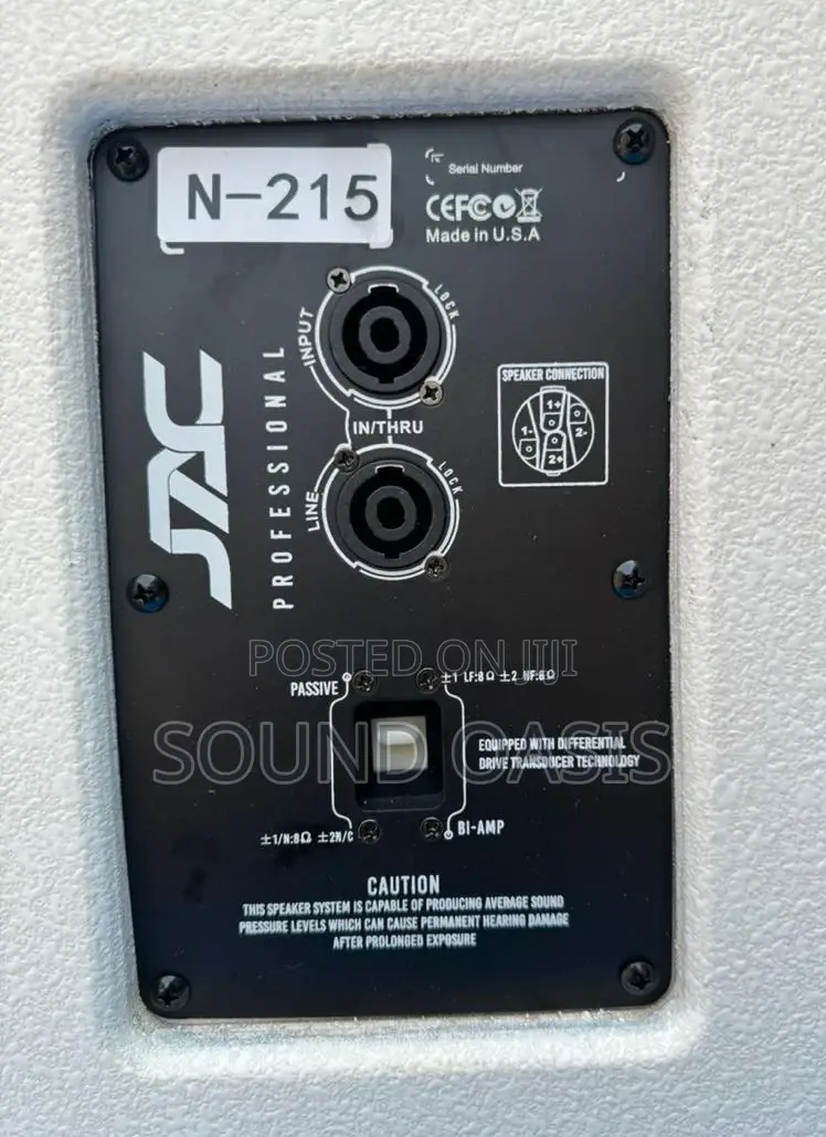 JAC Full Range and Double Sub/Bass Speakers
