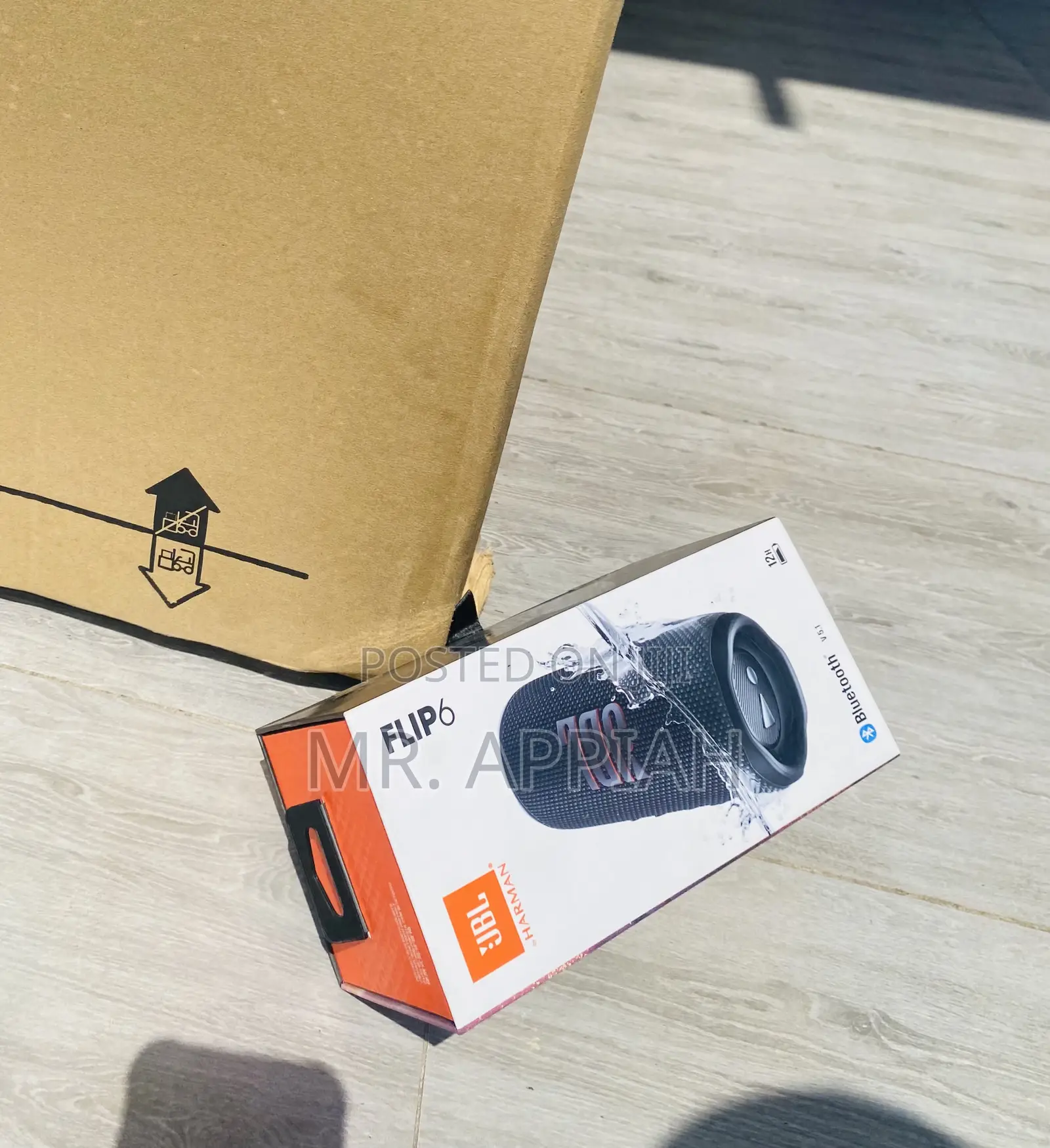 Lovely Design JBL Flip6 Rechargeable Bluetoothspeaker,Black