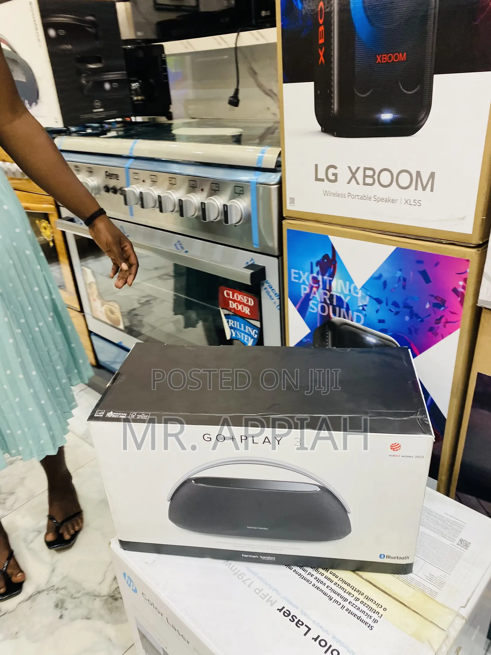 Durable Go + Play 3 Rechargeable Speaker(Black).