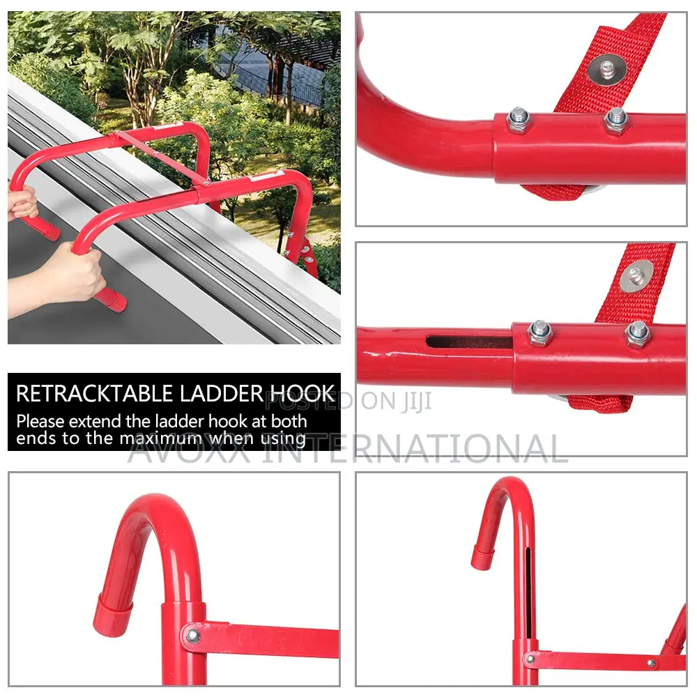 Fire Escape Luis Ladder 2 Story Anti Skid Rungs Emergency Escape 15ft