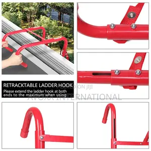 Fire Escape Luis Ladder 2 Story Anti Skid Rungs Emergency Escape 15ft